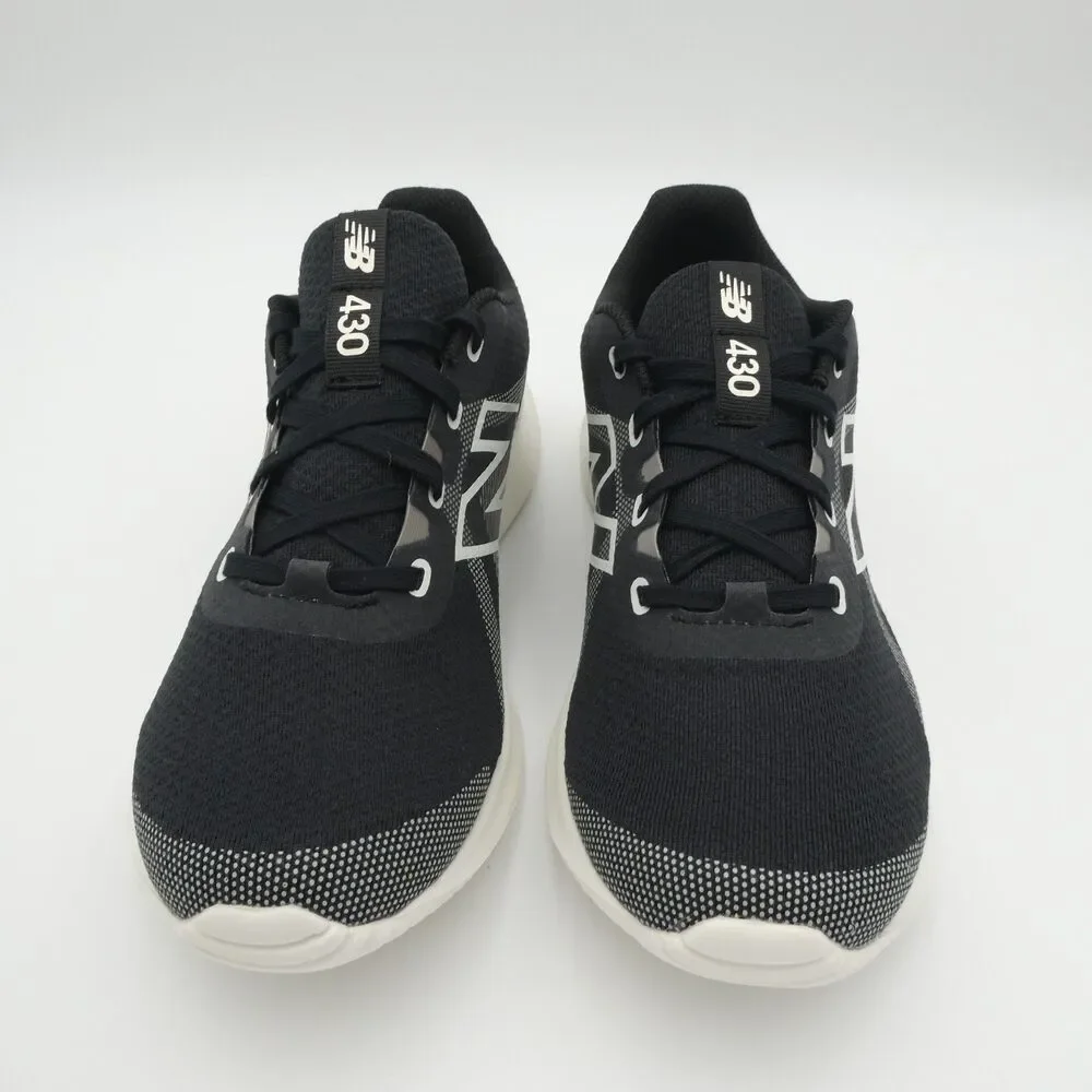 New Balance 430 v4 Women's 10 Men's 8.5 Lightweight Mesh Running Shoes Black